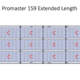 Promaster Van 159 EXT High Roof Strata Roof Rack