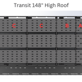 TRANSIT VAN 148" HIGH ROOF STRATA ROOF RACK