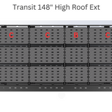 TRANSIT VAN 148" HIGH ROOF EXT STRATA ROOF RACK