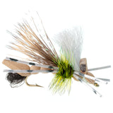 Water Trout Foam Grasshopper Fly - 4 Flies Hook Size 10