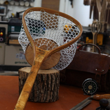 XL 18"x14" - Burl Fly Fishing Traditional Landing Net - Handcrafted & Made in USA