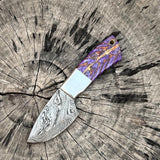 Custom Handmade Damascus Steel Skinning Knife