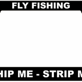 Fishing License Plate Frames
