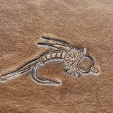 Fly-Stamped Leather Coaster Set