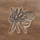 Fly-Stamped Leather Coaster Set