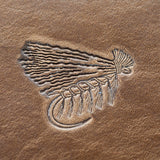 Fly-Stamped Leather Coaster Set