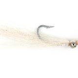Heavy Clouser Deep Diving Minnow, Size 2 | White Sea Trout | Qty. 3 | Wild Water Fly Fishing