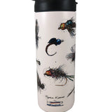 Bunch of Flies Hot/Cold Beverage Bottle-20 Oz., White