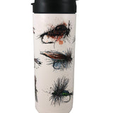 Bunch of Flies Hot/Cold Beverage Bottle-20 Oz., White