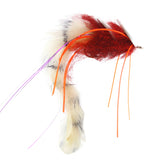 Saltwater EP Foam Diver, size 2/0 | White | Red | Orange | Qty. 2 | Wild Water Fly Fishing