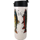 Grand Slam Hot/Cold Beverage Bottle-20 Oz., White