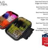 Wooly Bugger Fly Assortment, 36 Flies | Fly Box | Wild Water Fly Fishing
