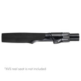 Black EVA fishing rod grip with threaded reel seat end