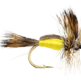 Humpy Fly, Size 10 | Yellow | Qty. 6 | Wild Water Fly Fishing