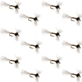 Improved Zelon Midge 12 Flies Hook Size 18