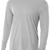 44+ UPF Cooling Performance Long Sleeve Shirts with Logo
