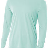 44+ UPF Cooling Performance Long Sleeve Shirts with Logo