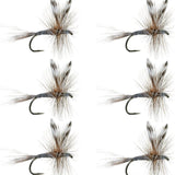 Barbless Adams Classic Dry Fly - Set of 6 - Hook Size 12
