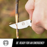The Scalpel All-Steel Survival Knife Giftset for Outdoors