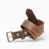 Antique Nickel Roller Buckle Belts