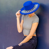 Black Beaded Hat Necklace