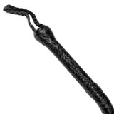Bullwhip – Handmade Real Leather Bullwhip by KBS Knives Store (Snake Black, 4ft to 16ft)