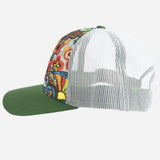 Boho Bass Abstract Trucker Hat