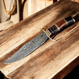 Custom Handmade Best Bowie Knife – 13" with Leather Sheath