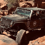 Jeep Wrangler JK Windshield Mount for Hyperion V48 - Raw Aluminum