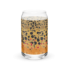 Brown Trout Splatter Paint - Can-shaped Glass