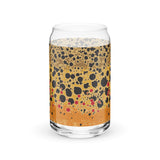 Brown Trout Splatter Paint - Can-shaped Glass