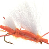 Chubby Chernobyl Ant Orange Foam Body Grasshopper Fly - 6 Flies Hook Size 10