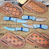 Cowboy Belt Knife Coated Rasp Tool Steel Blade with Epoxy Handle