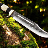 Crocodile Dundee Bowie – 16" D2 Forged Steel with Leather Sheath