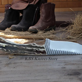 Ridge Rider – Antler Handle Cross Draw Sheath Knife for Sale