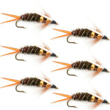 Double Bead Prince Nymph Fly Fishing Flies - 6 Flies Hook Size 10
