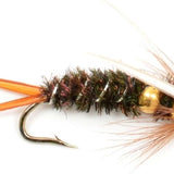 Double Bead Prince Nymph Fly Fishing Flies - 12 Flies Hook Size 12