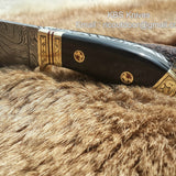Custom Handmade Personalized Deer Skinning Knife – 8.5 Inches