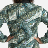 Steel My Heart Riffle Snap Fleece