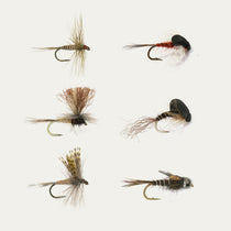 Assorted fly fishing hatch bugcycle nymph lures with foam bodies and hooks