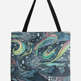 HaliBorealis Canvas Tote
