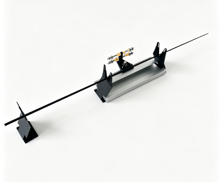 ARW hand wrapper tool with long black bar and two end supports