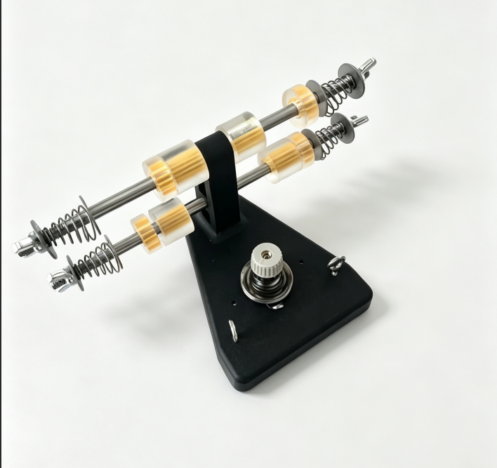 ARW hand wrapper tool base with threaded posts, springs, and guide rods