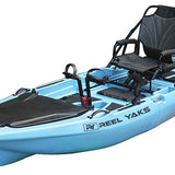 9.8ft Rocket Fin Drive Modular Pedal Fishing Kayak | 400lbs Capacity | 2 Piece