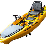 9.8ft Rocket Fin Drive Modular Pedal Fishing Kayak | 400lbs Capacity | 2 Piece
