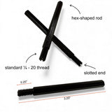 Hex Fire-Steel Replacement 3pk Ferro Rods for Scout, Flicker & Slicer Feather Knives