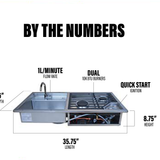 Hitch Kitchen Insert with Sink, Dual Burners & Water Pump