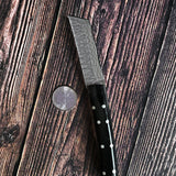 Custom Handmade Damascus Tanto Blade Knife