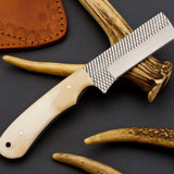 Custom Handmade Bull Knife with Bone Handle