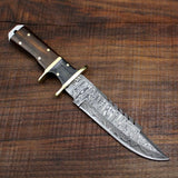Damascus Hunting Fighter Knife